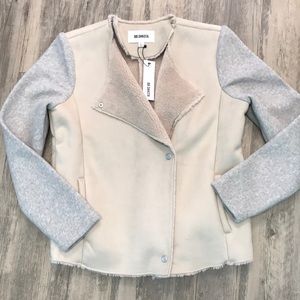 Glenna Bonded Faux Suede Jacket